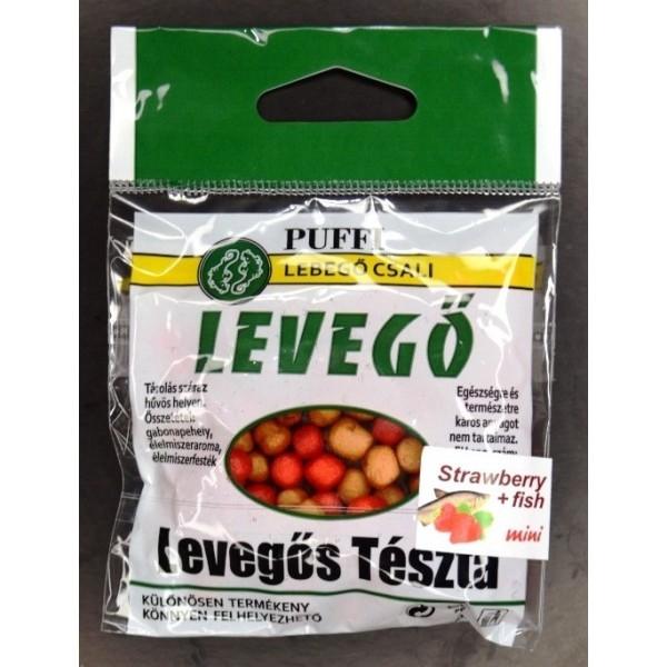 Воздушное тесто для рыбы, Puffi Levego Мини, Клубника-Рыба,  5г